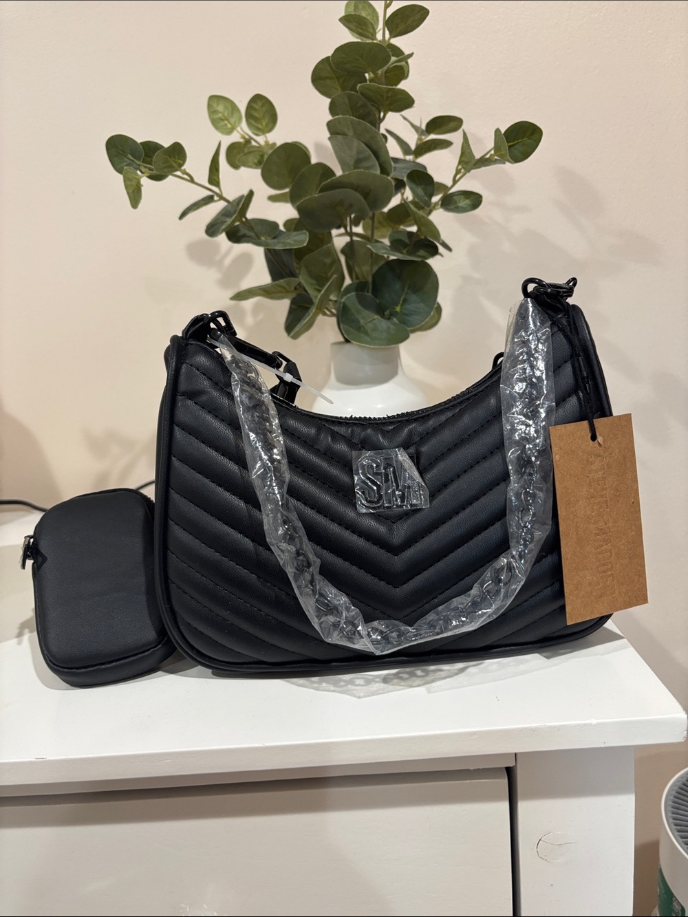 Steven Madden Quilted Shoulder Bag